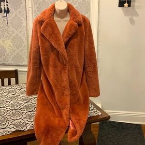 Boohoo Faux Fur Coat